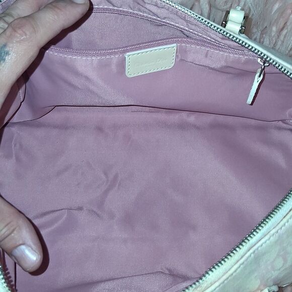 Christian Dior Trotter Y2K John Galliano Girlie White & Pink Small Satchel - Picture 11 of 14